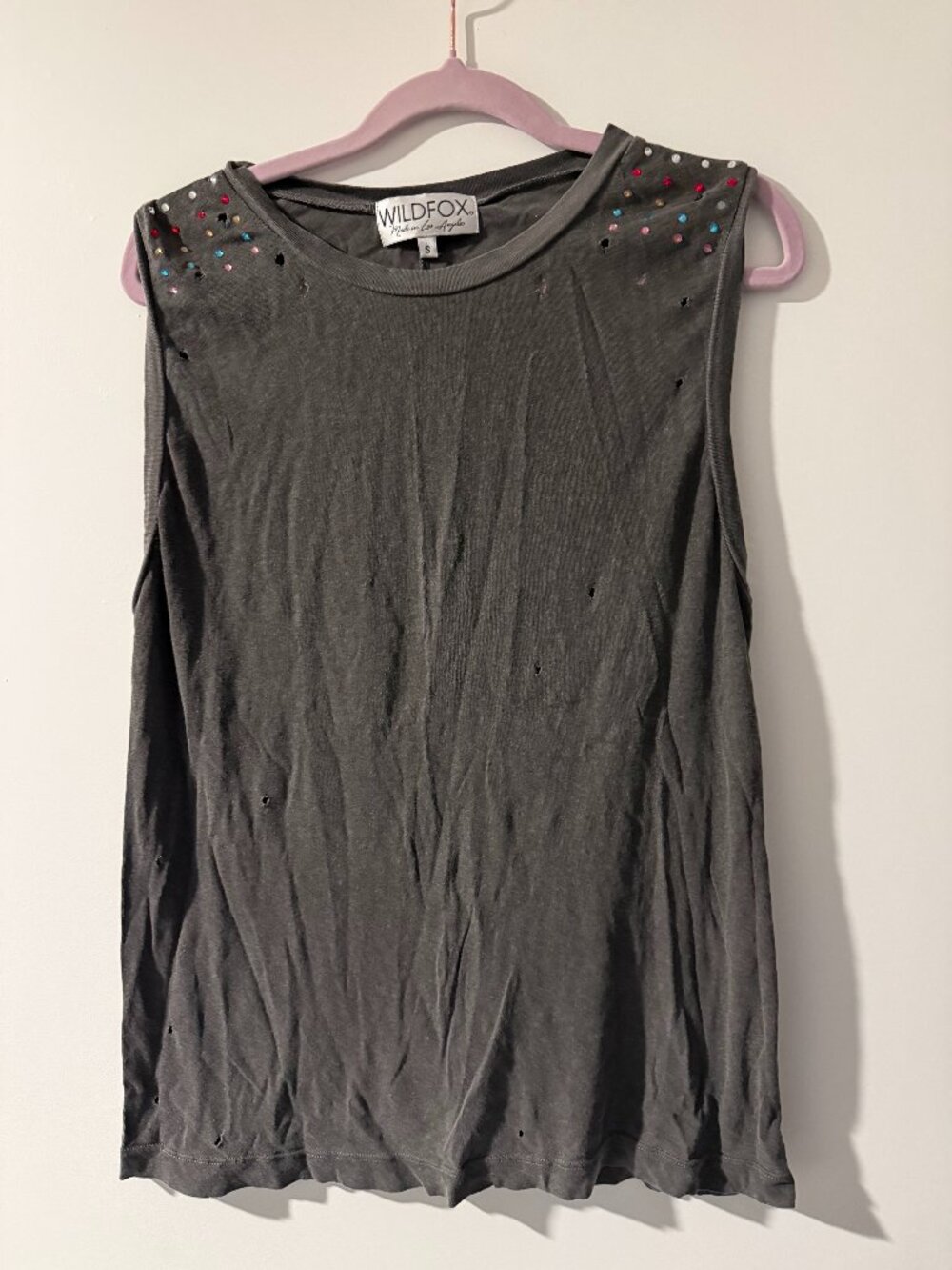 Wildfox Crystal Tank Size S